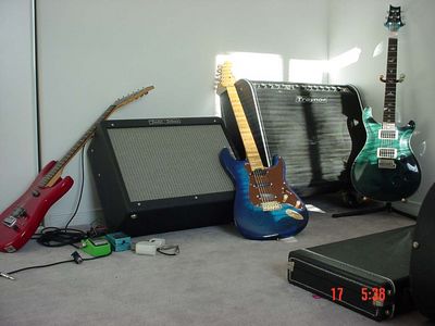 Old guitar room
